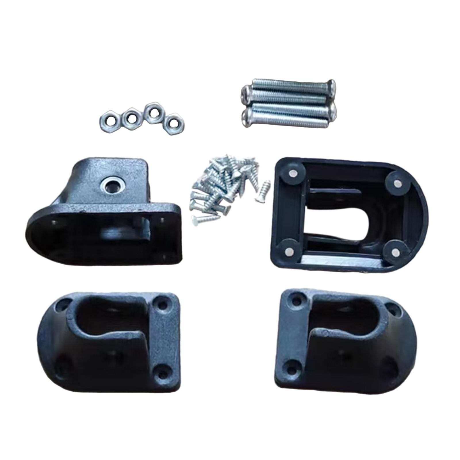 Magideal - Conector De Pata De Mesa Plegable Para Ordenador Portátil, Soportes Para Patas De Escritorio, Reparación De Accesorios Para Patas, Soportes De Esquina Con Tornillos