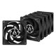 thumbnail image 2 of Ventiladores para PC ARCTIC P8 PWM PST 80 mm Pack de 5 Negro, 2 of 8