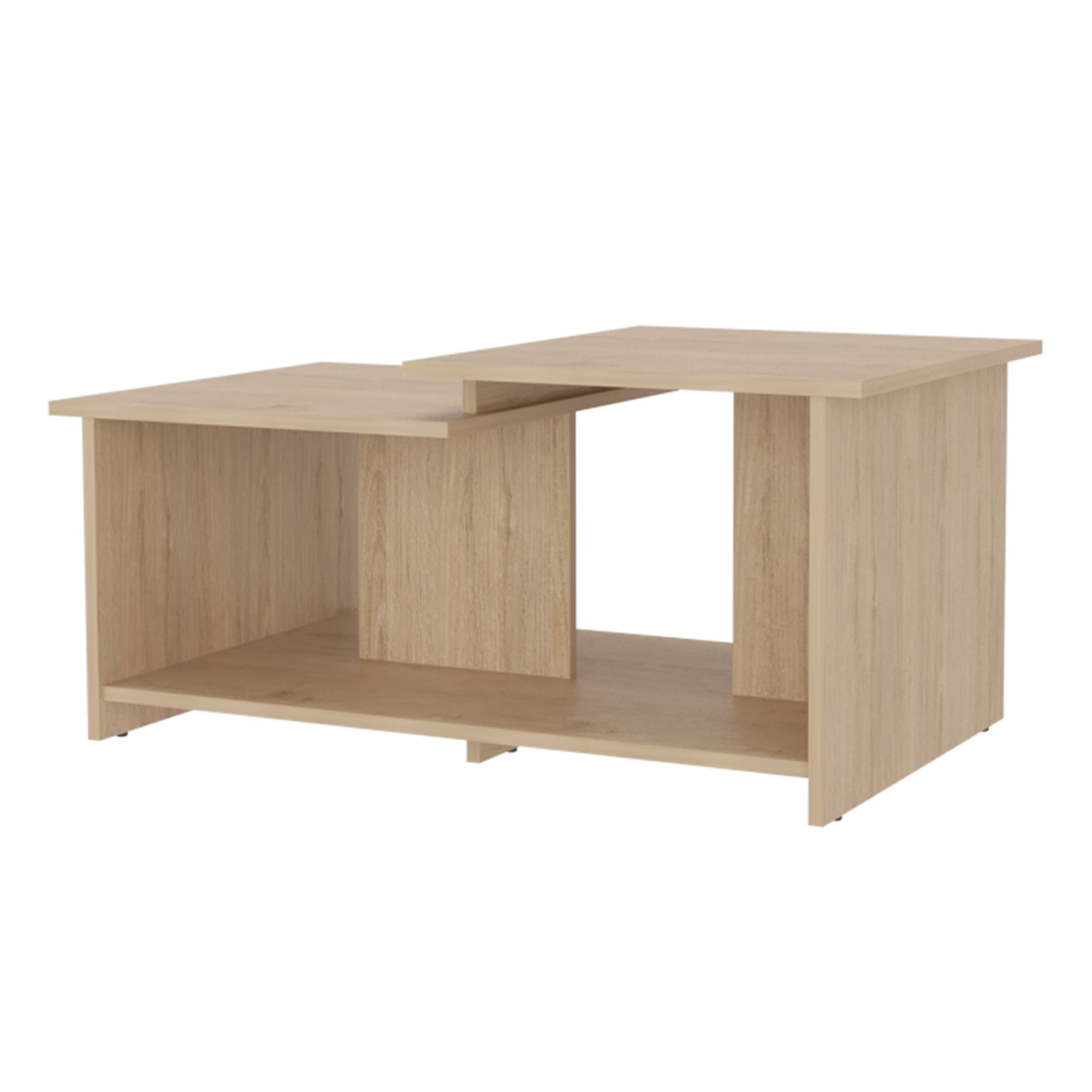 Fmfurniture - Mesa De Centro Rectangular Fm-016c - Cafe Claro