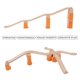 thumbnail image 3 of Paquete de expansión de vías de tren de madera Orbrium Toys, 110 unidades, 3 of 7