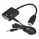 thumbnail image 2 of Adaptador Hdmi A Vga Audio 1080p Full Hd Con Cable Auxiliar, 2 of 3