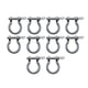 thumbnail image 1 of 10 Uds Hebillas De Herradura Llave Hecha A Mano Grillete De Arco Chian Para Correas De Juguetes Artesanía Argent, 1 of 5