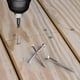 thumbnail image 4 of Tornillos para madera Deck Plus 48462 de acero inoxidable #8 x 4 cm, 147 unidades, 4 of 9