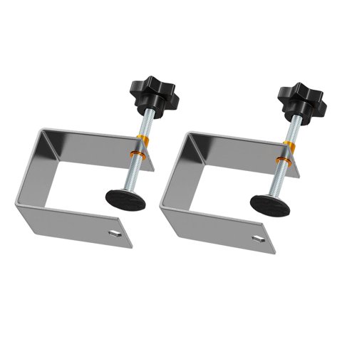 Magideal - 2 Abrazaderas De Montaje Frontal Portátil, Abrazaderas De Carpintería, Clips De Instalación Frontal, Plantilla De Hardware De Armario Rápido