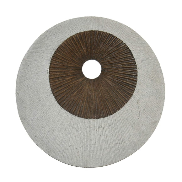 Pantalla redonda con gemas para decoración de pared, doble capa, acabado acanalado