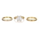 thumbnail image 2 of Juego de Anillos de Compromiso de Moissanita de Oro de 3.5 Quilates para Mujer Color D Claridad VVS1 Anillos Nupciales de Moissanita para Mujer Juego de Anillos de Boda de Plata Esterlina S925 Talla, 2 of 7