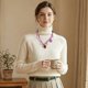 thumbnail image 4 of Unique Bargains 1 Pc Collar de Bufanda Duradero con Encanto Ajustable Corbata Declaración Gargantilla para Mujeres Rosa Púrpura, 4 of 5