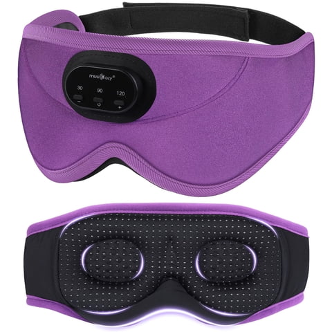 Máscara De Sueño Bluetooth 3D Musicozy Con Audífonos