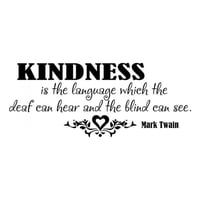 Rienda Libre Graphics - Decomural Kindness Mark Twain Ws-15094