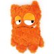 thumbnail image 1 of Juguete para perro HUGEME de peluche chirriante y crujiente – Naranja, 1 of 9