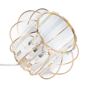 Ioensy - Lámpara Colgante De Cristal E27 Lámpara Colgante Para Isla De Cocina Estilo B