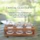 thumbnail image 2 of Juego de tarros de vidrio Badash Crystal de 10 piezas con tapas, cucharas y soporte, 2 of 7