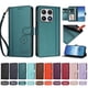 thumbnail image 4 of Funda Cartera Trébol para Xiaomi 17 con Ranuras Tarjetas y Carga Inalámbrica Verde oscuro, 4 of 6