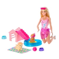 Barbie Fiesta En La Piscina Con Perritos