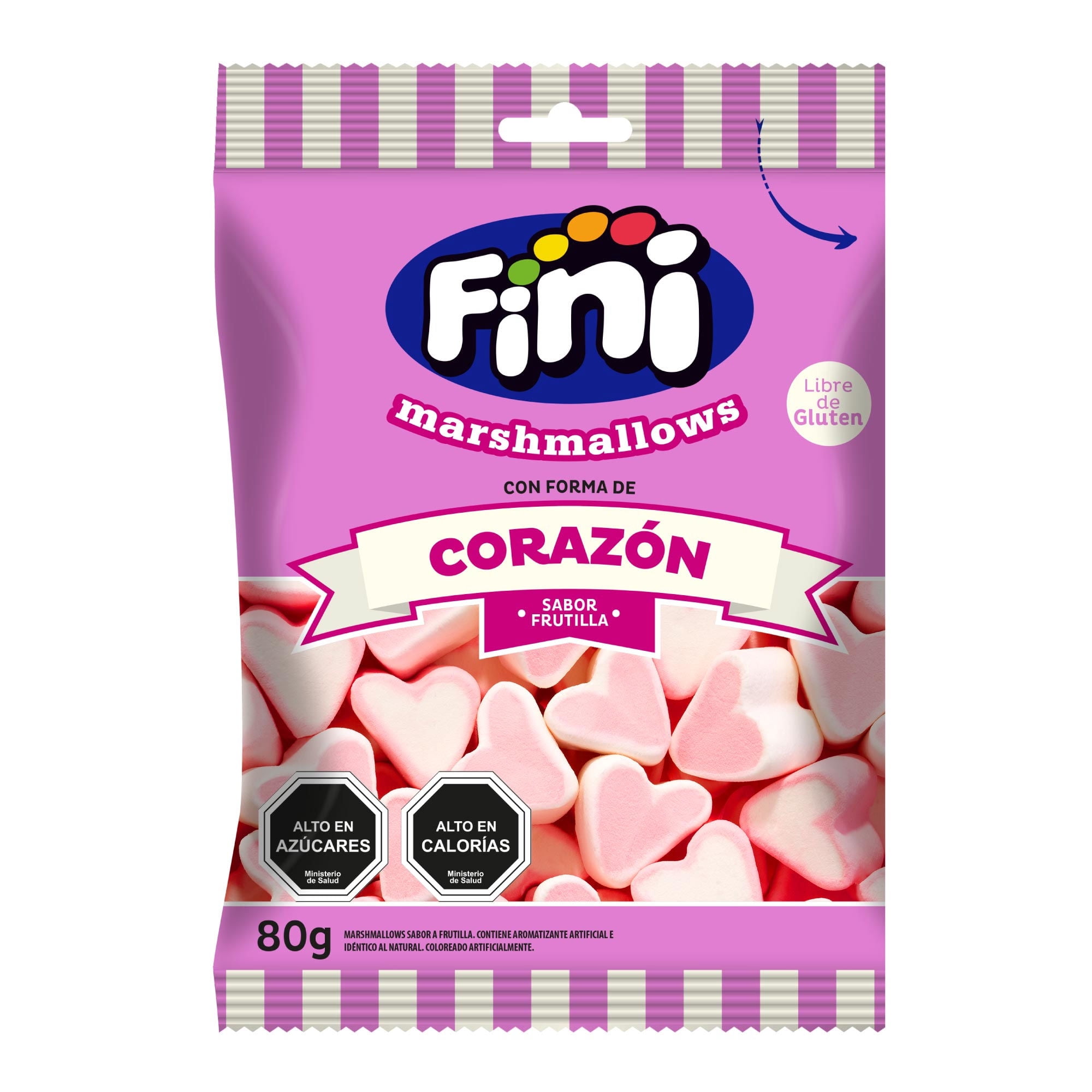 Marshmallows Corazón 80 g Fini