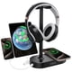 thumbnail image 1 of Soporte para auriculares con base de carga inalámbrica y 2 puertos USB, 1 of 8