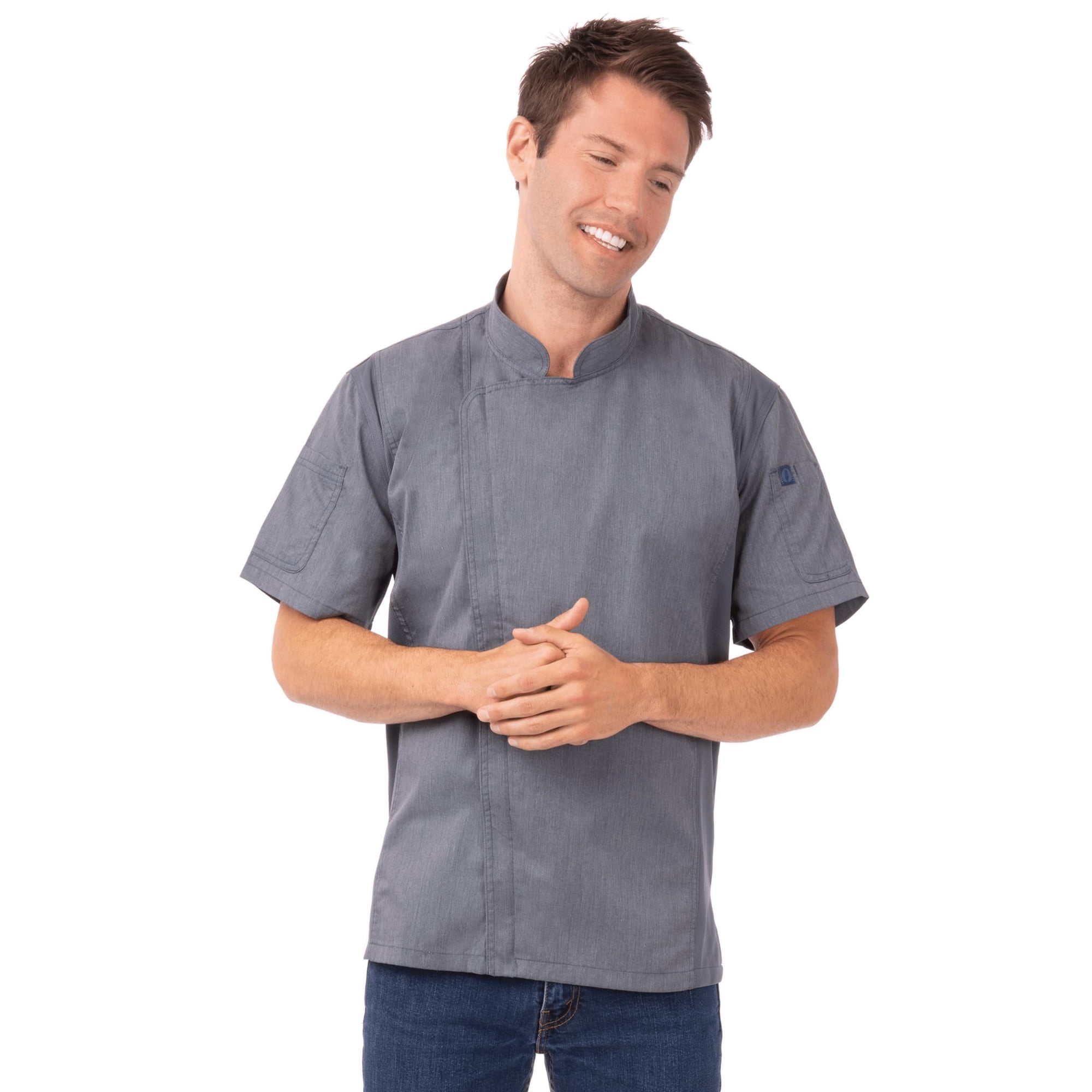 Chaqueta De Chef Chef Works Springfield Azul Tinta Xx-large