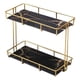 thumbnail image 5 of Rack De Almacenamiento Caja De Almacenamiento De Múltiples Capas Perfume Joyería Cesta De Contenedor S Doble Capa Negro, 5 of 5