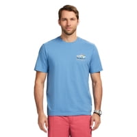 Camiseta Izod Saltwater Graphic Para Hombre Riviera Surf, Talla L