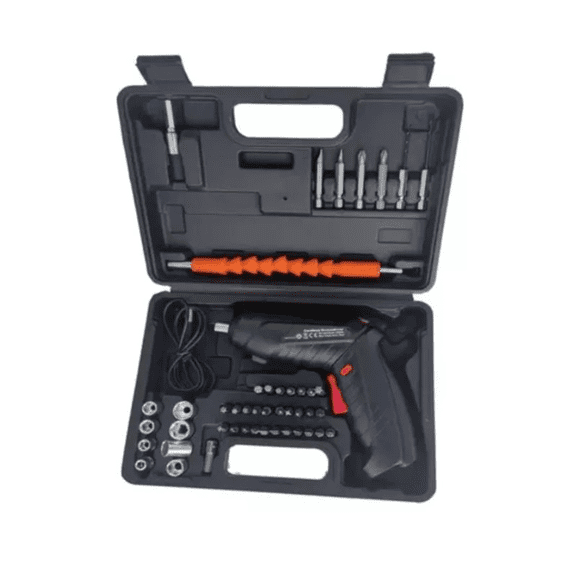 Kit Destornillador Inalámbrico Electrico Recargable Accesorios