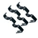 thumbnail image 2 of Juego De 3 Soportes De Pared Para Barra De Cortina De Metal Ajustable, Color Negro, 2 of 3