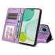 thumbnail image 5 of Funda tipo cartera FOXDOCK para Huawei Nova 12 , diseño girasol en relieve, cuero PU, cierre magnético, soporte y tarjetero, 5 of 5