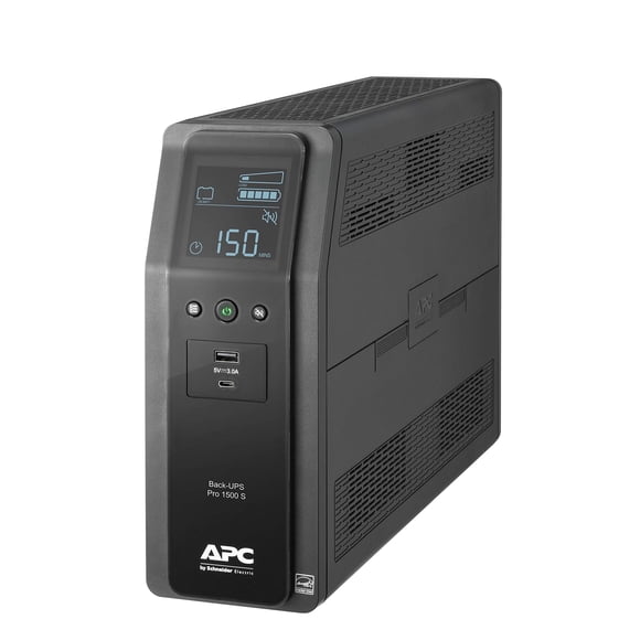 UPS APC BR1500MS2 de onda sinusoidal de 1500 VA con AVR, 10 salidas y 2 USB