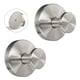thumbnail image 1 of Ganchos de succión Welsa, 2 piezas, acero inoxidable, cromo mate, 1 of 8
