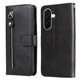 thumbnail image 3 of Funda tipo cartera para Samsung Galaxy A37 con bolsillo con cremallera y ranuras para tarjetas – Función de soporte Negro, 3 of 5