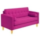 thumbnail image 2 of Sofa Retro 3 Cuerpos Felpa 04 Fucsia, 2 of 5