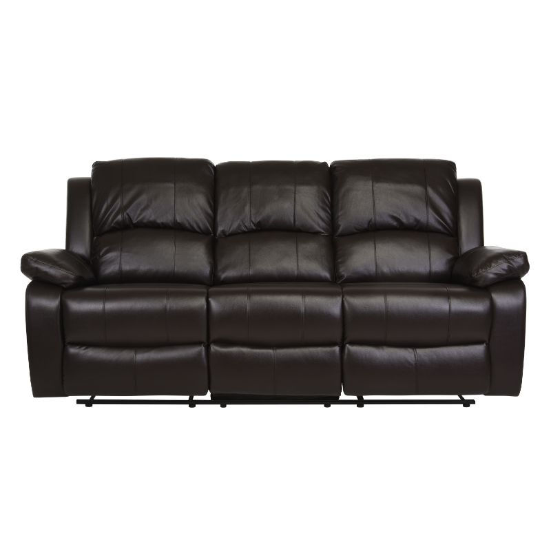 Cic - Sofá Andalucía Reclinable 3 Cuerpos Chocolate