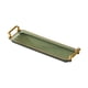 thumbnail image 1 of Platos Rectangulares Para Servir Con Asas, Bandeja De Tocador Para Fiesta, Hogar, Cocina, Verde, 1 of 5