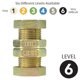 thumbnail image 5 of Puzzle Bepuzzled Nutcase Hanayama, rompecabezas de metal, nivel 6, 5 of 8