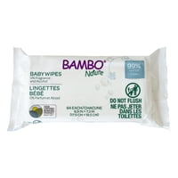Toallitas Para Bebés Bambo Nature Certificadas Por El Usda Con Base Biológica, 768 Unidades