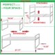 thumbnail image 5 of Estante Jojocross Expandible 42-55 cm Blanco (1 unidad), 5 of 6