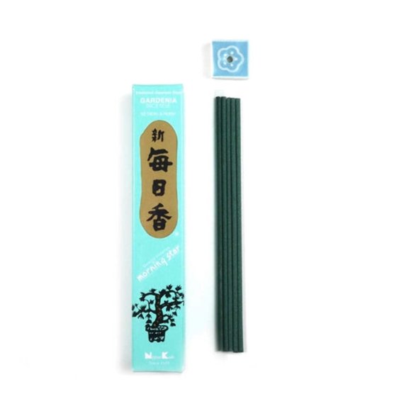 Incienso MORNING STAR Gardenia 50 unidades + Quemador