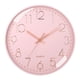 thumbnail image 1 of Reloj de pared de 12 pulgadas, elegante, moderno, silencioso, de cuarzo, funciona con pilas, redondo, decorativo, para el hogar, la oficina, la cocina, el dormitorio y la sala de estar, fácil de leer., 1 of 6