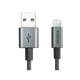 thumbnail image 1 of Cable Cargador Para iPhone 8, X, 11, 12 Adata  Titanio, 1 of 2