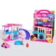 thumbnail image 1 of Set de juego Toy Barbie Pet Dreamhouse de 2 caras con 10 piezas y mascotas, 1 of 7