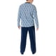thumbnail image 2 of Pijama Micropolar Hombre 9178 Celeste XL, 2 of 2