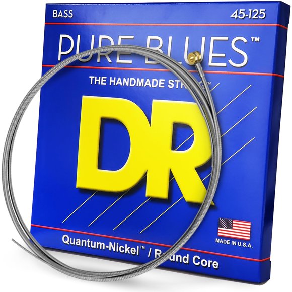 Cuerdas para bajo eléctrico DR Strings PURE BLUES PB5-45