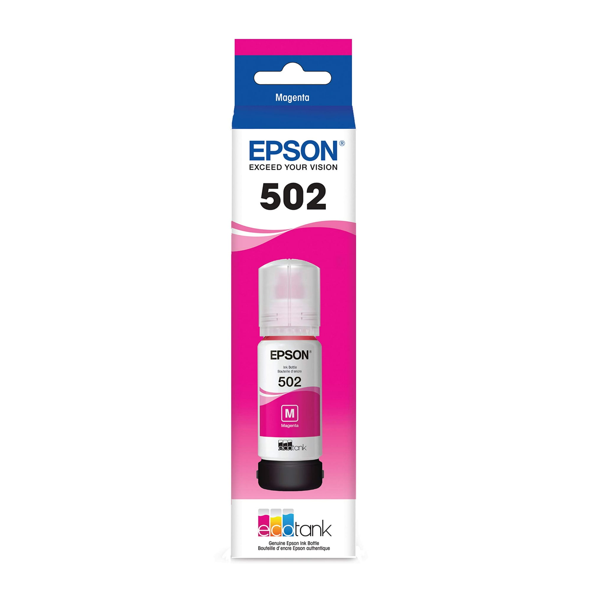 Botella De Tinta Epson 502 Ecotank De Ultra Alta Capacidad Magenta