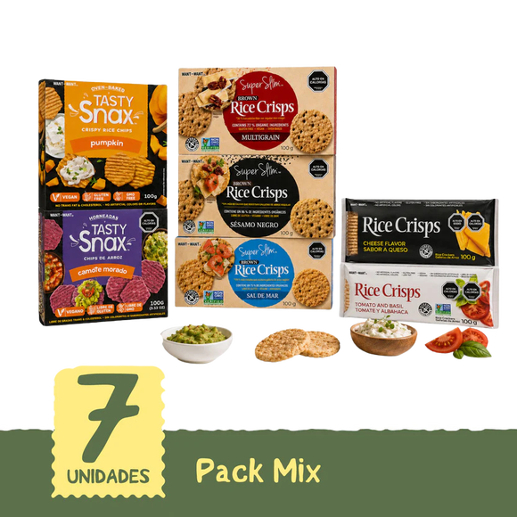 Pack Galletas RiceCrisps Mix aperitivo