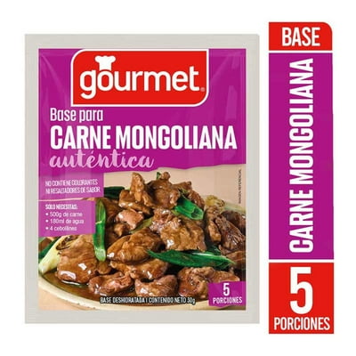 Base Para Carne Mongoliana (5 Porciones) Sobre 30 G Gourmet