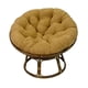 thumbnail image 3 of Cojín para silla Papasan Blazing Needles, microgamuza, color chocolate, 3 of 3