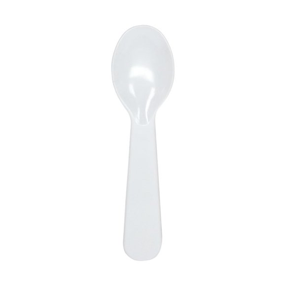 Cucharas Karat U2450W 7 cm PS Blanco 4000 uds