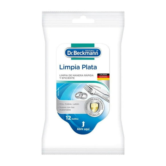 Toallitas para Plata y Metales Dr. Beckmann 12 Un
