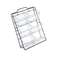 Bothyi - Estante De Almacenamiento Para Estufa, Almacenamiento De Cápsulas De Café Para Oficina, Hogar, Cebolla, Jengibre, Ajo, 6 Rejillas