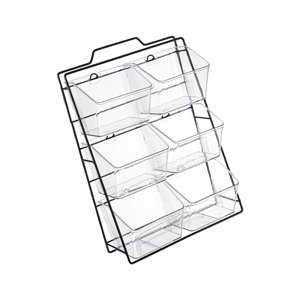 Bothyi - Estante De Almacenamiento Para Estufa, Almacenamiento De Cápsulas De Café Para Oficina, Hogar, Cebolla, Jengibre, Ajo, 6 Rejillas