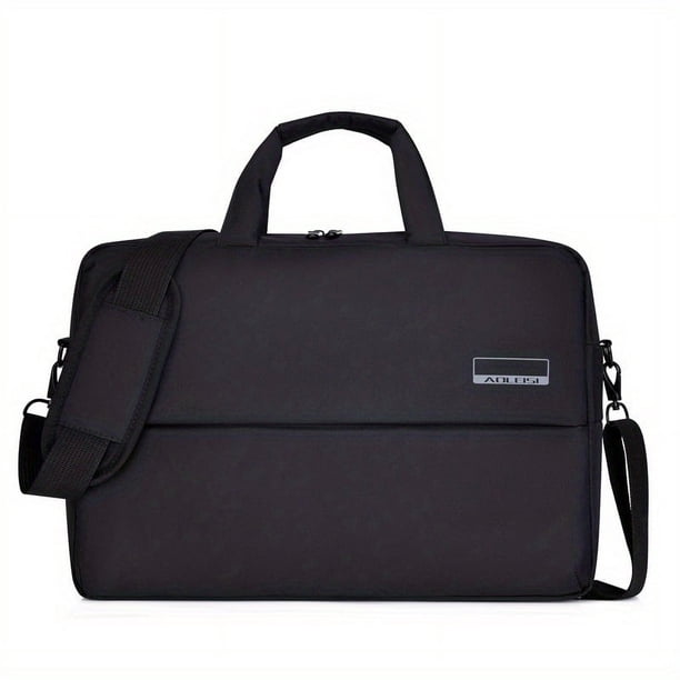 1pc New Fashion Lightweight 15.6inch Computer Bag Business Water Resistant Laptop Bag